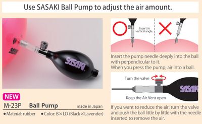 SASAKI Ball pump M-23P (BLACK)