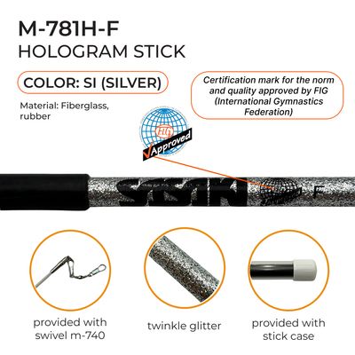 SASAKI 60cm Hologram Fiberglass stick Seniors M-781H-F FIG (SI)