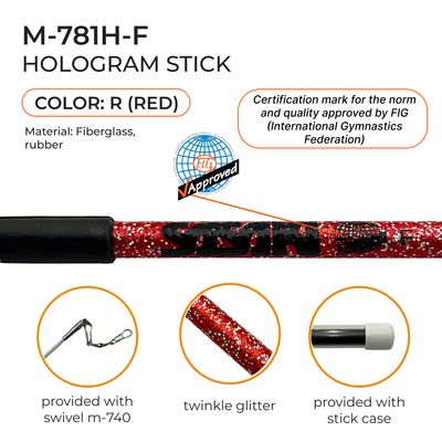 SASAKI 60cm Hologram Fiberglass stick Seniors M-781H-F FIG (R)