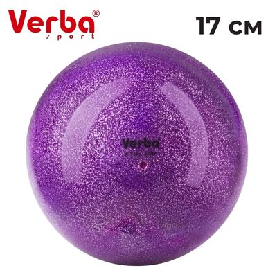 VERBA Sport Gymnastic ball Juniors 17 cm glitter. (Violet)