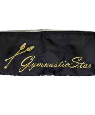 VARIANT 310 GS Gymnastics Clubs Case, Golden Embroidery. BLACK