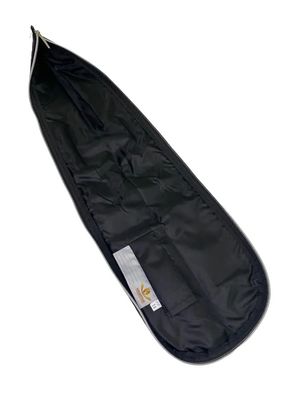VARIANT 308 GS Gymnastics Ribbon Stick Cover, Golden Embroidery. BLACK