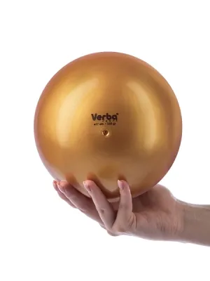 VERBA Sport Gymnastic ball Juniors 16 cm Metallic. (Gold)