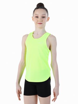 SOLO Loose fit scoop neck tank top  RG415-117 (32-40) Yellow Neon