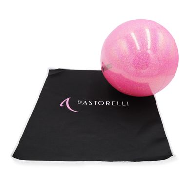 PASTORELLI Logo Ball cleaning cloth, Black (01120)