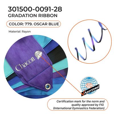 CHACOTT GRADATION Gymnastic ribbon 5 m 301500 0091-28 FIG (779)