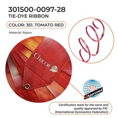 CHACOTT Tie Dye Ribbon 5m 301500 0097-28 FIG (351)
