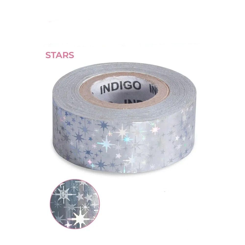 INDIGO Tape Silver Chrome (Stars)