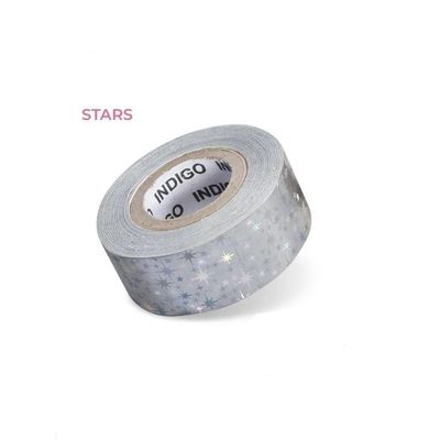 INDIGO Tape Silver Chrome (Stars)