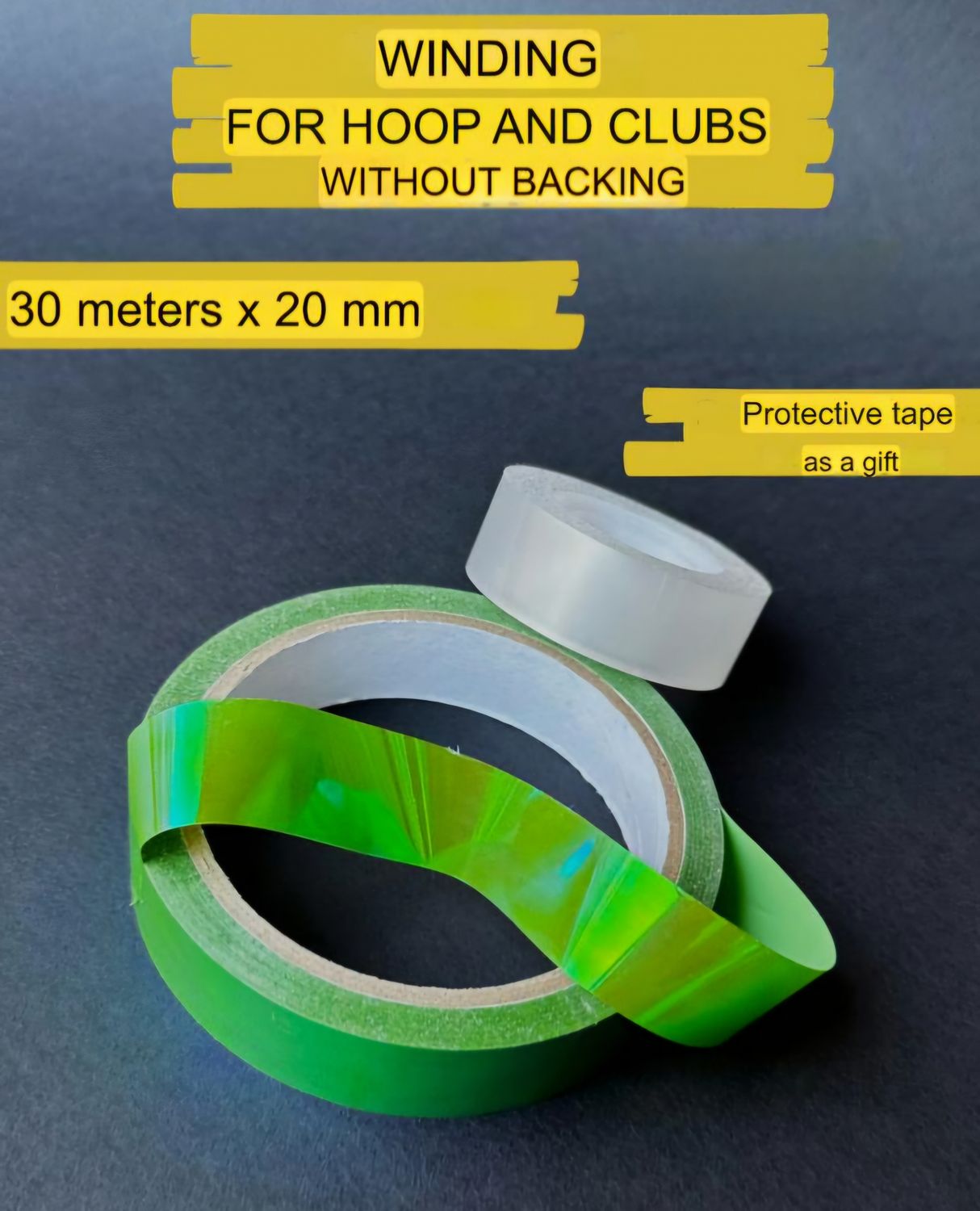 RG Tape for Gymnastics Hoop and Clubs (Green)