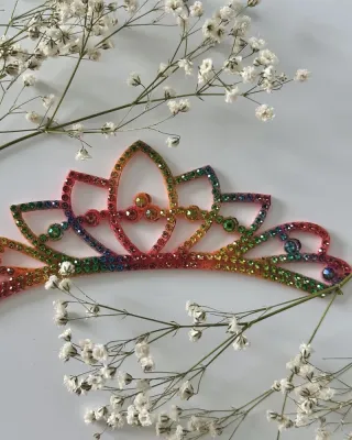 No. 8 RG Hair bun Crown (Multicolor)