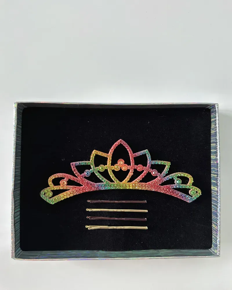 No. 8 RG Hair bun Crown (Multicolor)