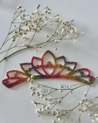 No. 8 RG Hair bun Crown (Multicolor)