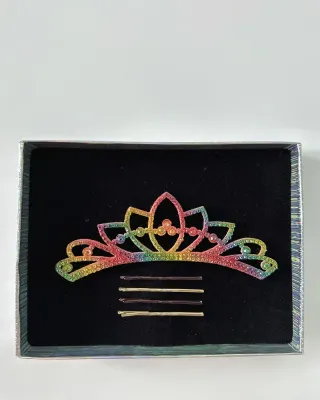 No. 8 RG Hair bun Crown (Multicolor)