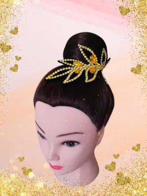 No. 21 RG Hair bun Crown (Gold)