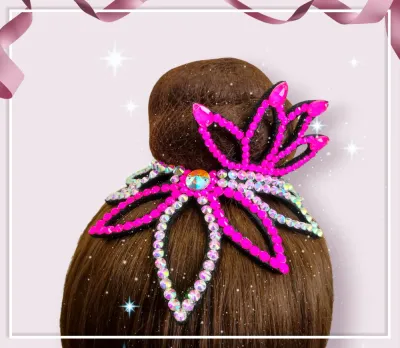 No. 26 RG Hair bun Crown (Pink-White)