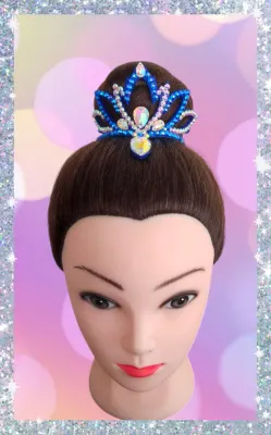 No. 19 RG Hair bun Crown (Blue)