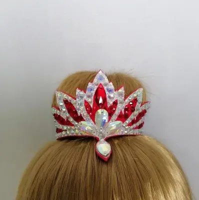 No. 39 RG Hair bun Crown (Red)