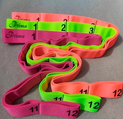 PRIMA JUNIOR 10, Elastic band, 10 sections, Lime (MEDIUM)