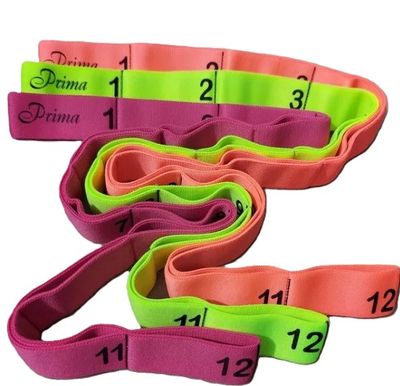 PRIMA JUNIOR 10, Elastic band, 10 sections, Lime (MEDIUM)