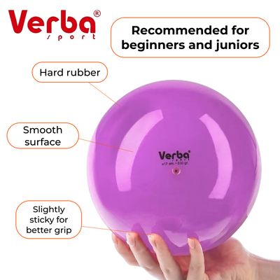 VERBA Sport Gymnastic ball Juniors 17 cm monochrome. (Lilac)