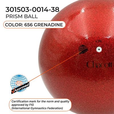 CHACOTT 18.5 cm Prism Ball Seniors 301503 0014-98 FIG Granadine (656)