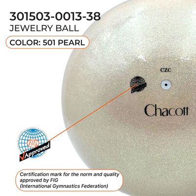 CHACOTT 18,5 cm Jewelry Ball Seniors 3015030013-98 FIG Pearl (501)