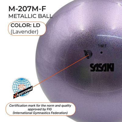 SASAKI 18.5cm Metallic Ball Seniors M-207 M FIG (LD)