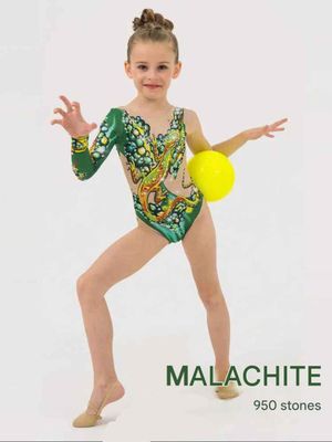 Leotard "MALACHITE" 38 (146-158cm)* Leotard "MALACHITE" 38 (146-158cm)*