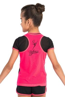 GF Double T-Shirt "Victoria" Coral-Black  (38-42)*