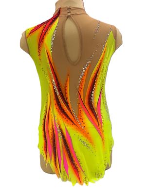 GF Leotard "Flame" 36 (141-146cm) Exclusive