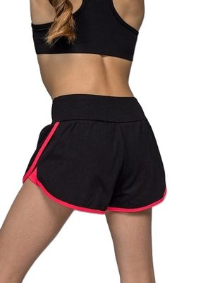 GF Double shorts "Fortune" Cotton, Black-Coral (34-42)*