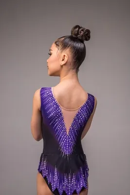 GF Leotard "Night Horizon" Purple, 38 (147-158cm)*