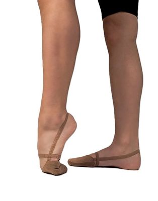 GF "GymFan" Light, Half Shoes, Faux Suede, Dark Tan GF24/P11 (31-40)*