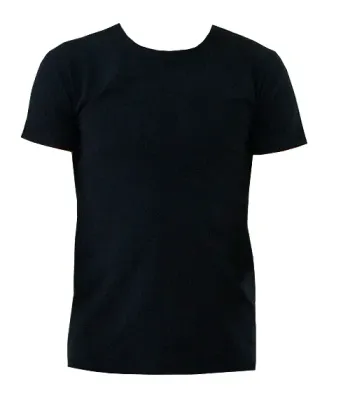 GF, QGA Training T-shirt "Dallas" Black, Slim fit with Logo QG, Cotton (30-44)