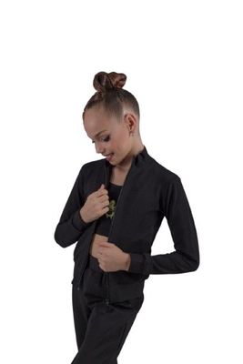 GF, QGA Tracksuit (Jacket+Pants) Black, Cotton, with Logo QG (30-44)
