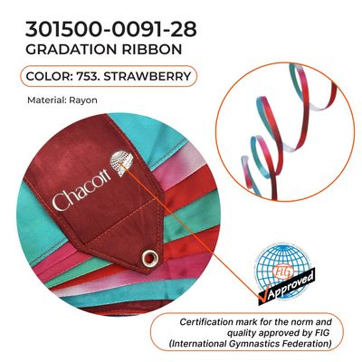 CHACOTT GRADATION Gymnastic ribbon 5 m 301500 0091-28 FIG (753)