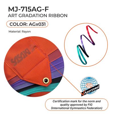 SASAKI Gymnastic ribbon 5 m MJ-715AG (AGx031) FIG