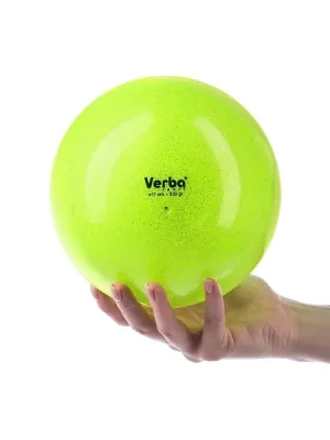 VERBA Sport Gymnastic ball Juniors 17 cm Glitter. (Lime)