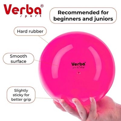 VERBA Sport Gymnastic ball 16 cm Juniors monochrome (Pink Neon)