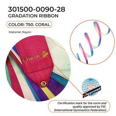 CHACOTT Gymnastic ribbon 6 m 301500 0090-28 FIG (750)