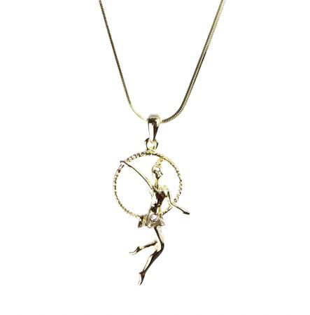 BALLETKIDS Тае Gymnast with hoop chain (Gold &amp; Silver)