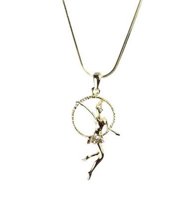 BALLETKIDS Тае Gymnast with hoop chain (Gold &amp; Silver)