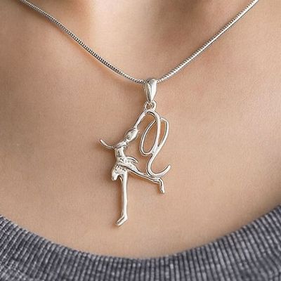 BALLETKIDS Тае Gymnast with ribbon chain (Gold &amp; Silver)
