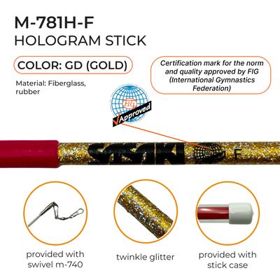 SASAKI 60cm Hologram Fiberglass stick Seniors M-781H-F FIG (GD)