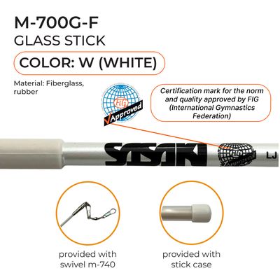 SASAKI Fiberglass Stick 60 cm Seniors M-700G-F FIG (W)