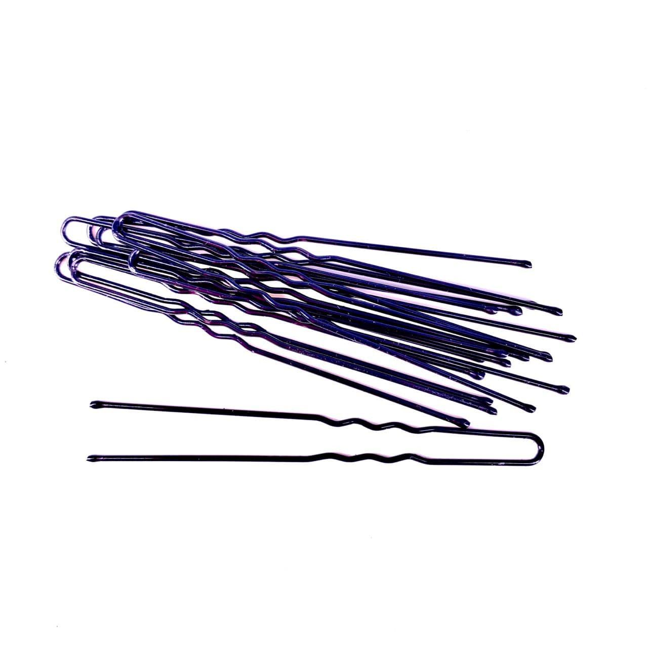BALLETKIDS Hair pins, Black, Wavy (10pcs) L - 7cm