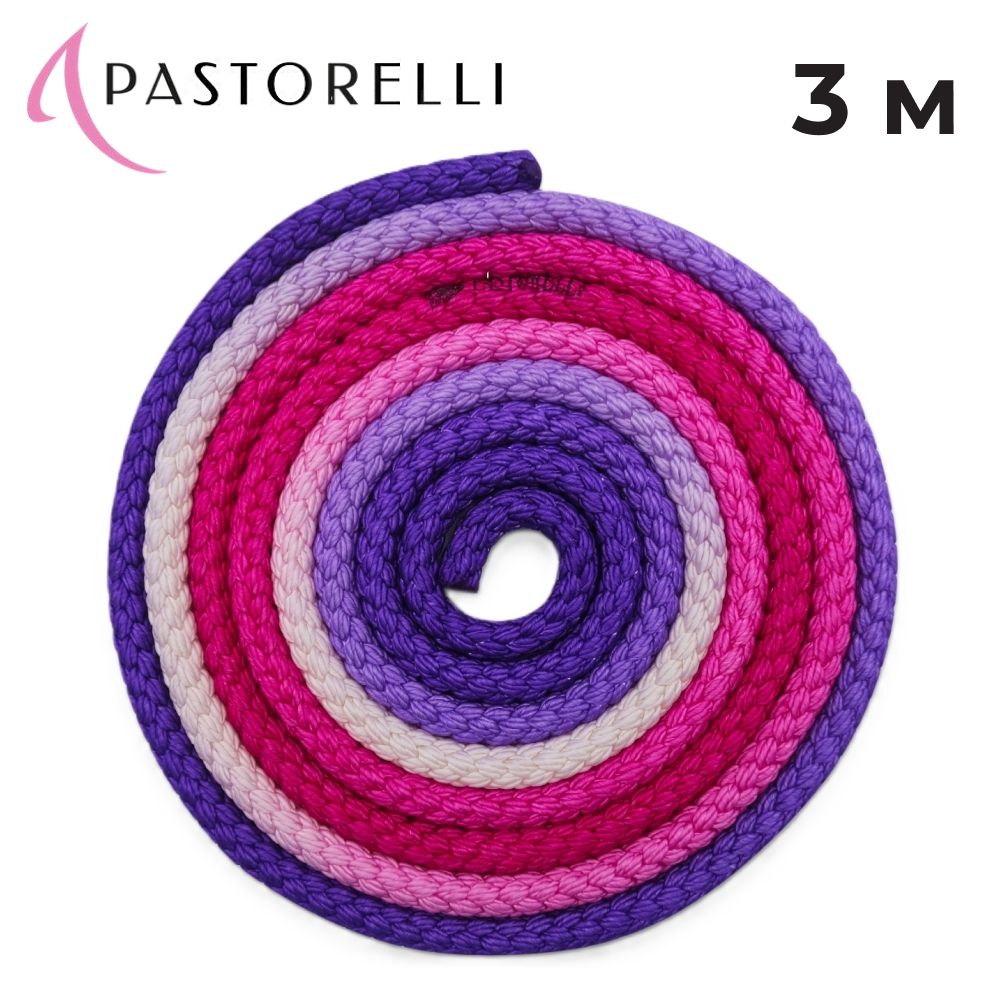 PASTORELLI "PATRASSO" MULTICOLOURED rope FIG 3M (White-Fuchsia-Lilla)