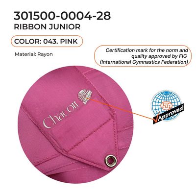 CHACOTT Gymnastic ribbon 5 m 301500 0004-98 FIG (043) Pink