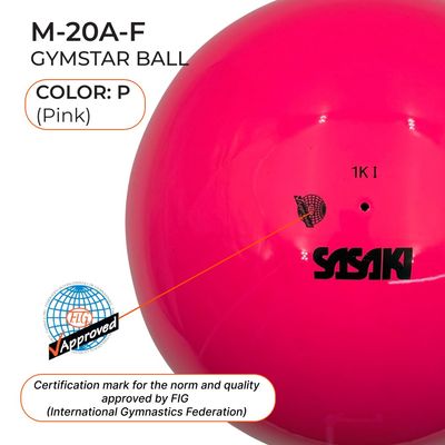 SASAKI 18.5 cm Gymnastic ball Seniors M-20A FIG (P)